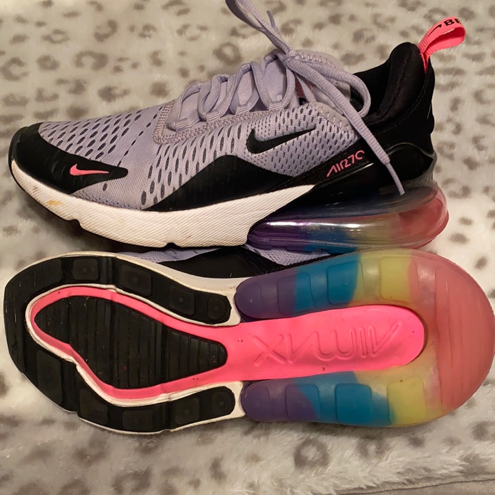 Rainbow Nikes. Size 39.